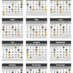 2022 Calendar With Moon Phases