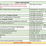 Academic Calendar