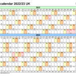 Academic Calendar Template 2022 2023 Calendar 2022 Images