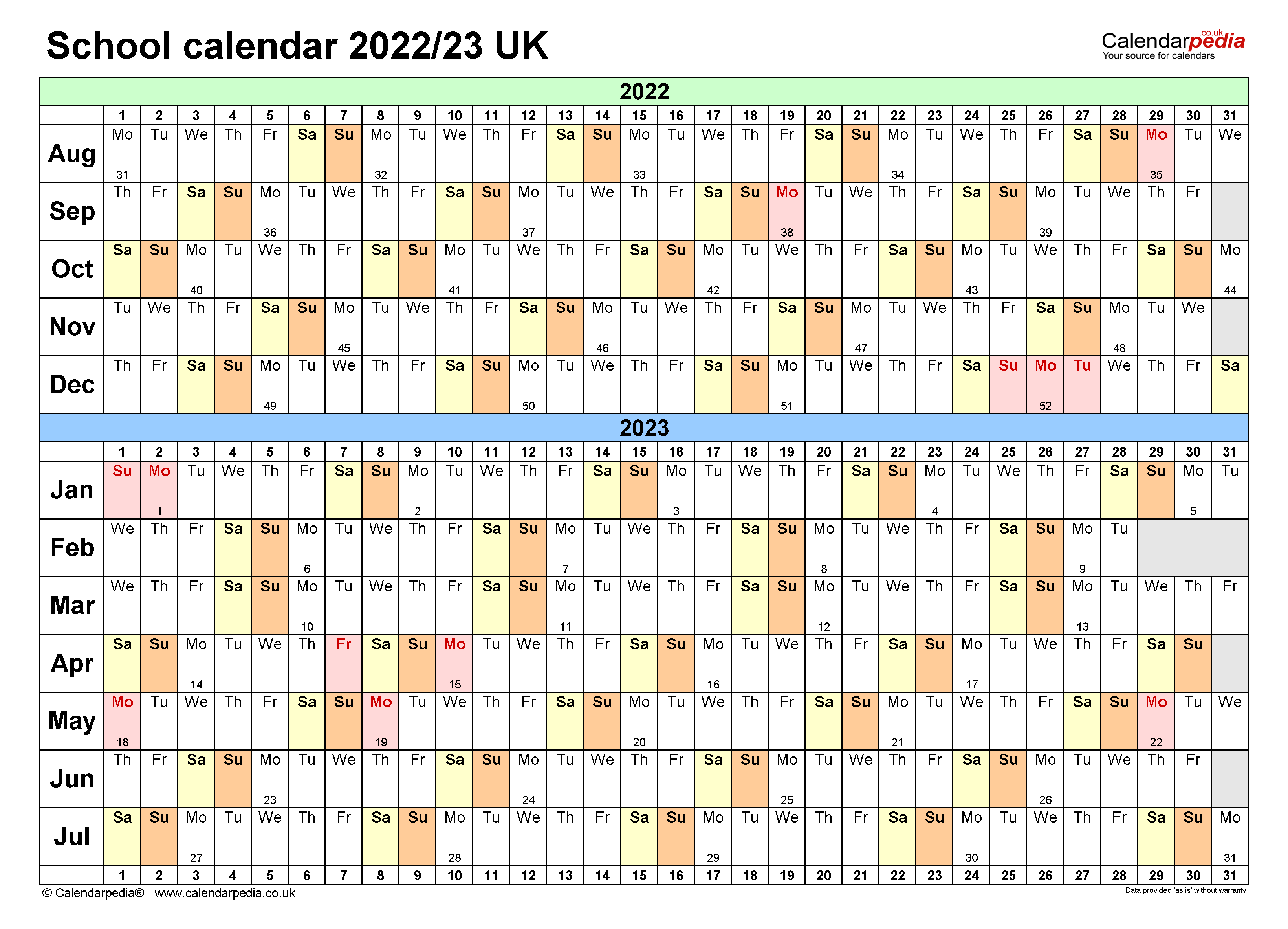 Academic Calendar Template 2022 2023 Calendar 2022 Images