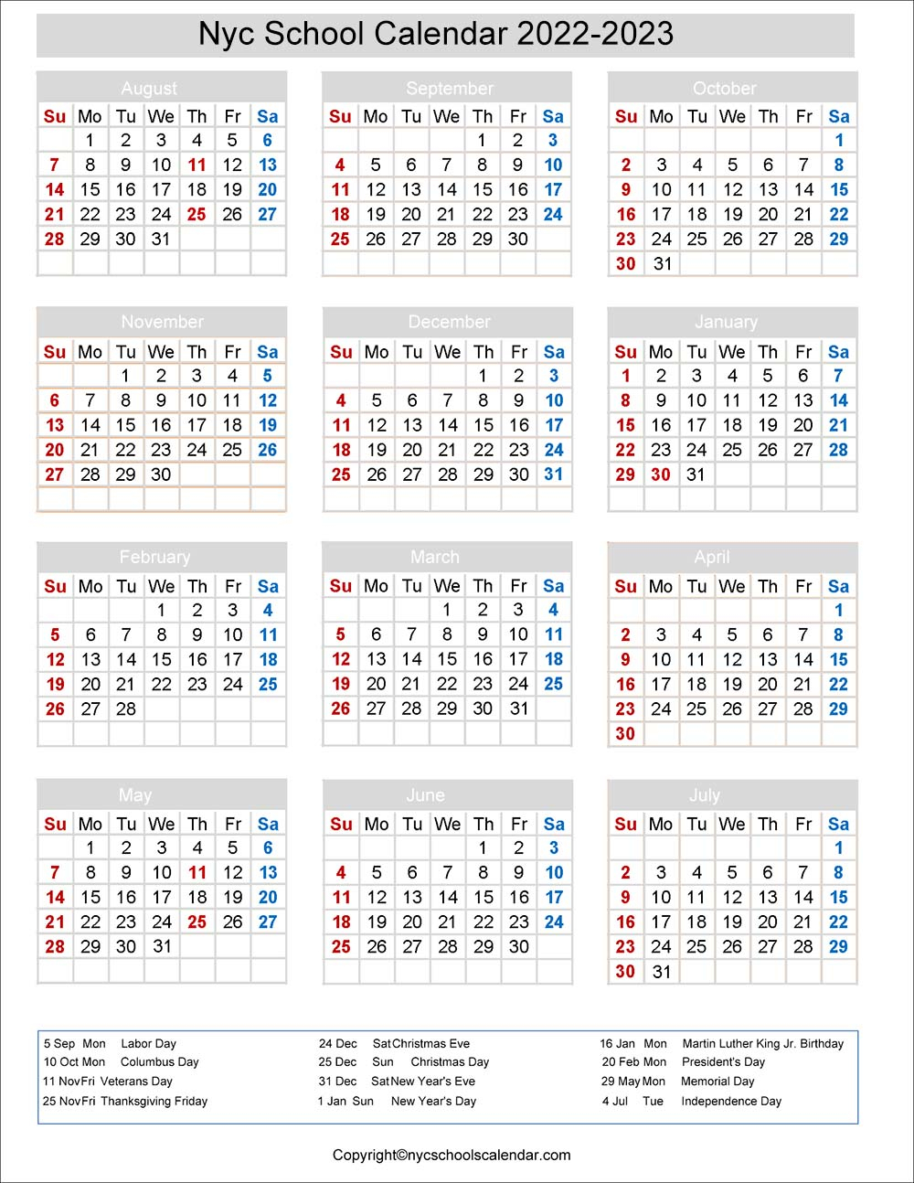 Bay County School Calendar 2022 2023 Calendar 2022
