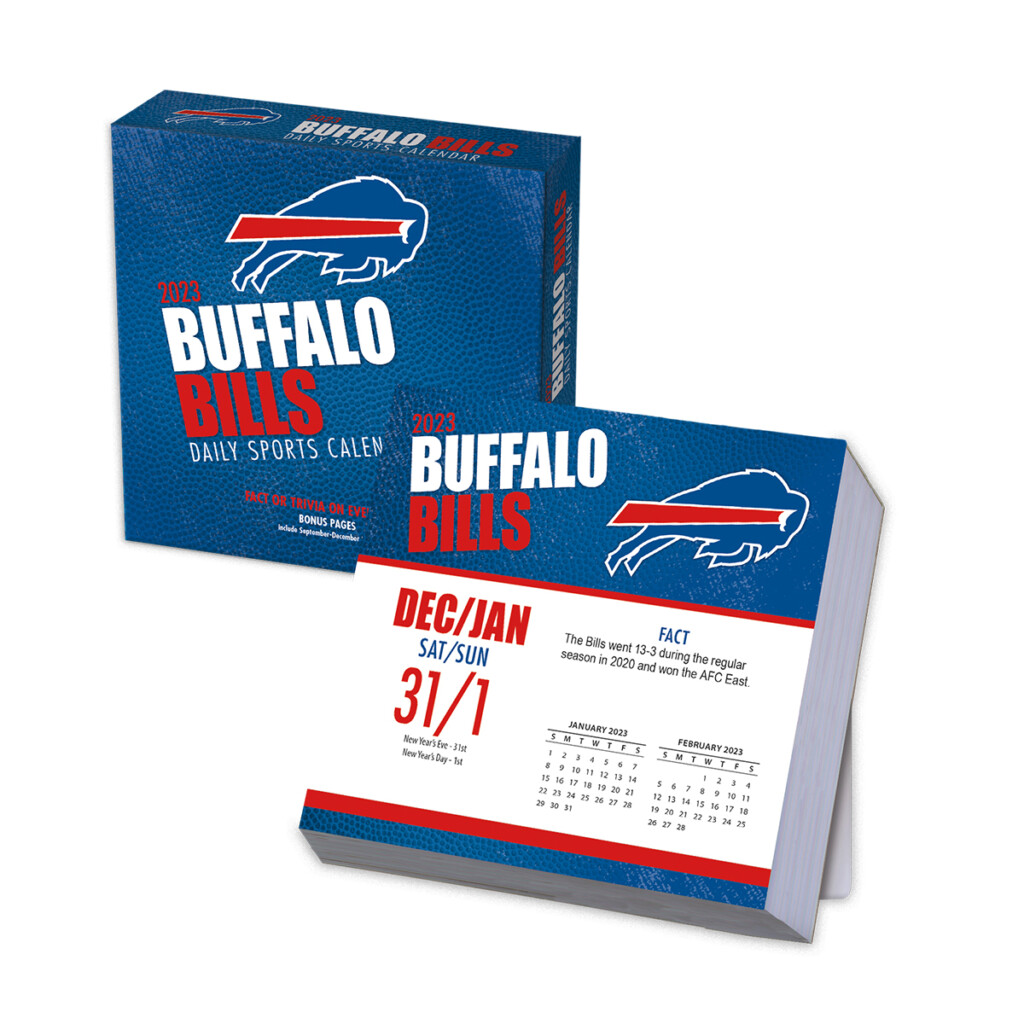 Buffalo Bills 2023 NFL Page A Day Box Calendar Buy At KHC Sports