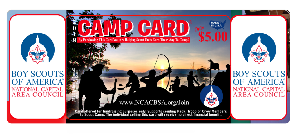 Camp Cards Are Back National Capital Area Council