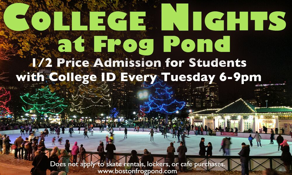 College Nights The Boston Common Frog Pond