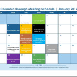 Columbia Calendar Spring 2023 Recette 2023