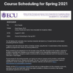 Ecu Spring 2022 Calendar March 2022 Calendar