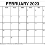 Free Printable February 2022 Calendars Wiki Calendar