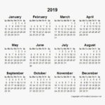 Full Year Calendar 2022