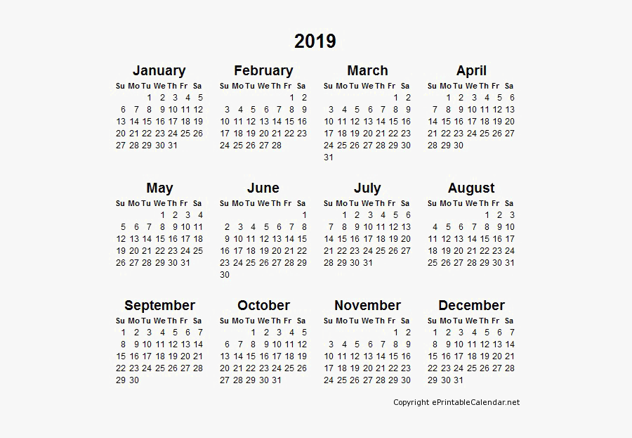 Full Year Calendar 2022