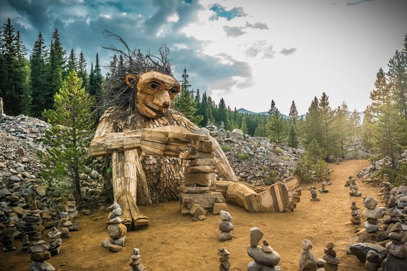 Giant Wooden Troll Removed In Colorado Could Get New Home Kingman 