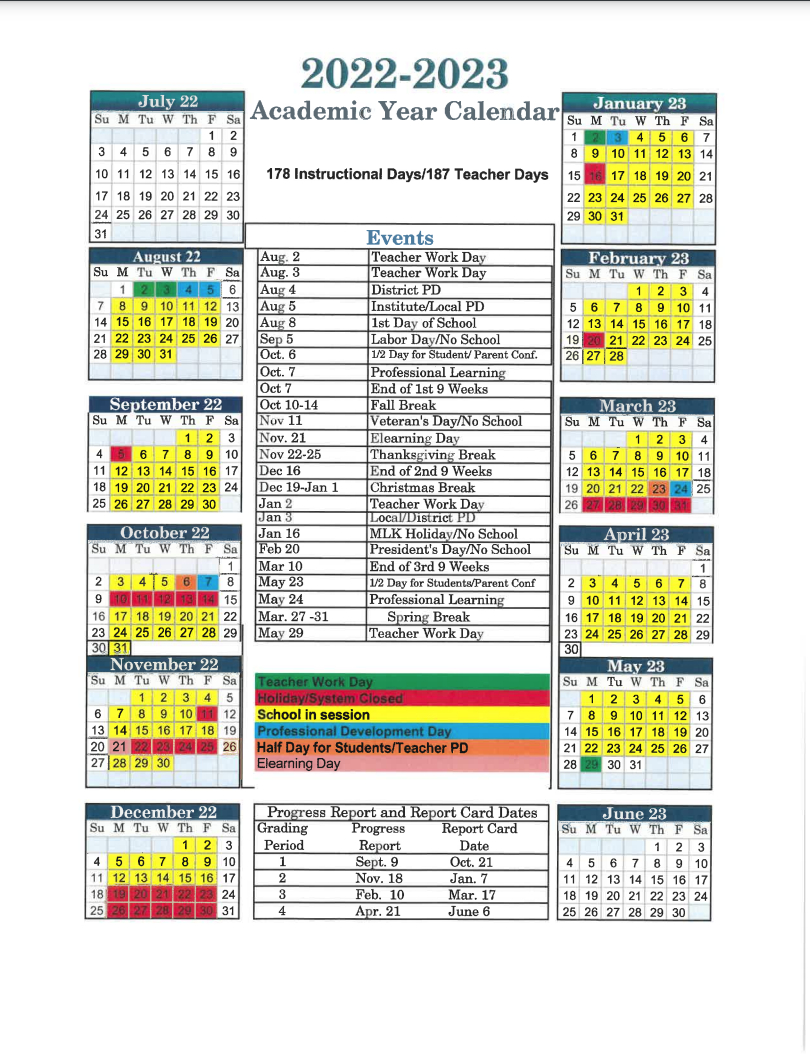Gwinnett County School Calendar 2022 Calendar Printables Free Blank
