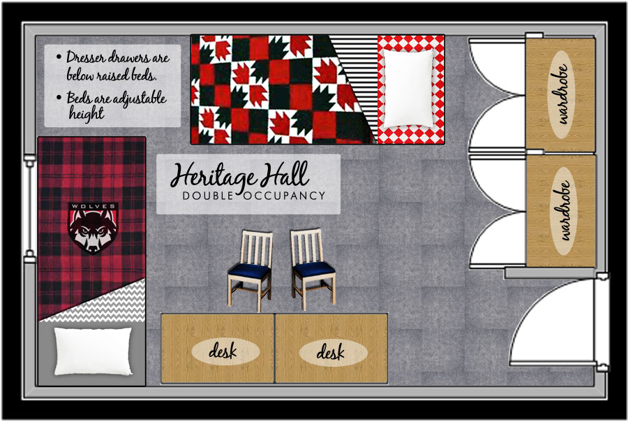 Heritage Hall Map Housing And Dining