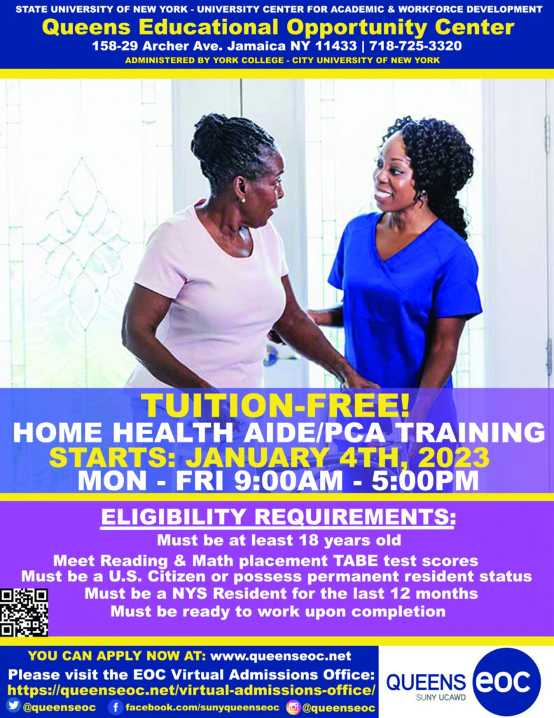 Home Health Aid SUNY Queens Educational Opportunity Center