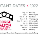 Important Dates 2022 2023 George Walton Academy