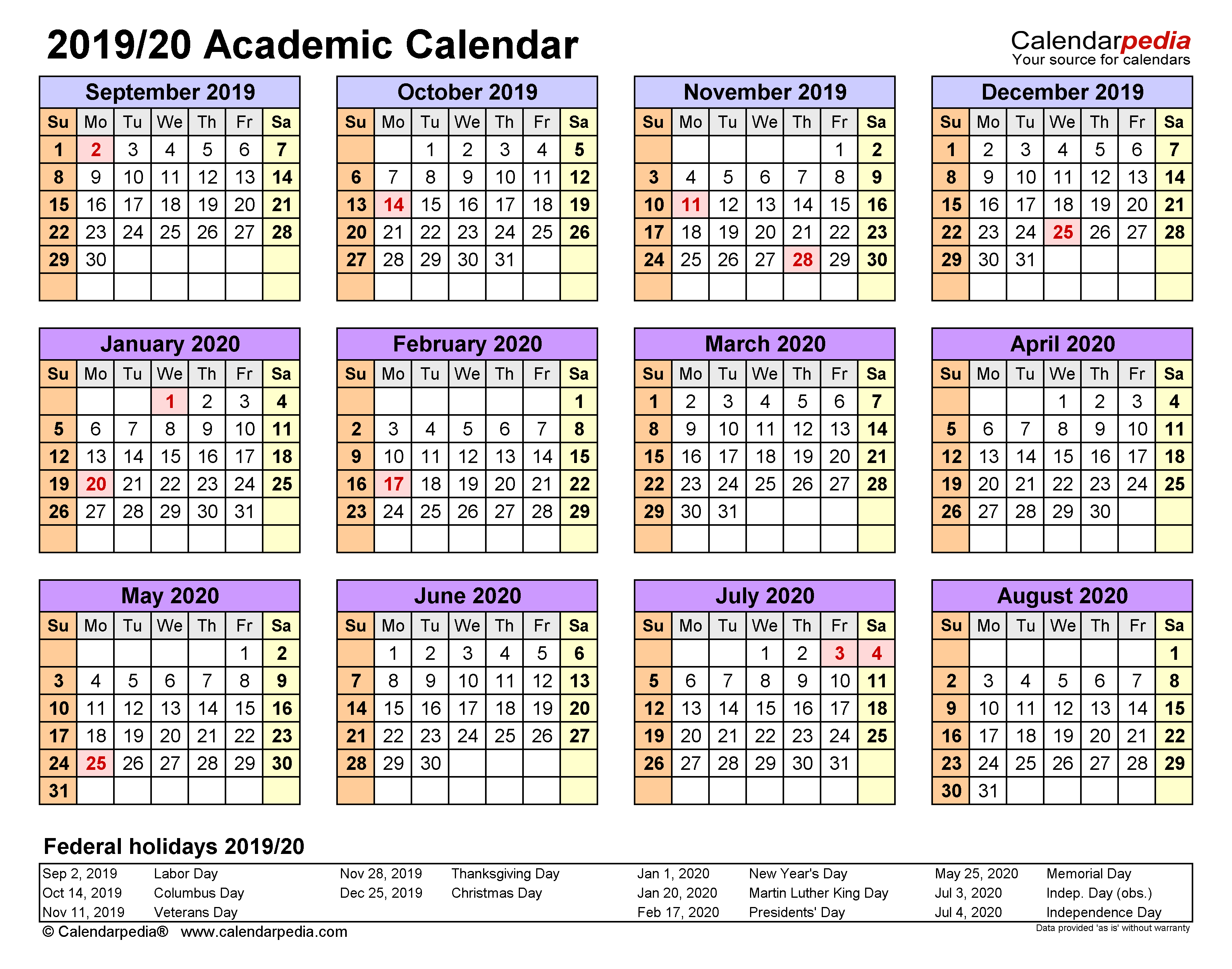 Iowa State University Spring Semester Printable Calendar Printable