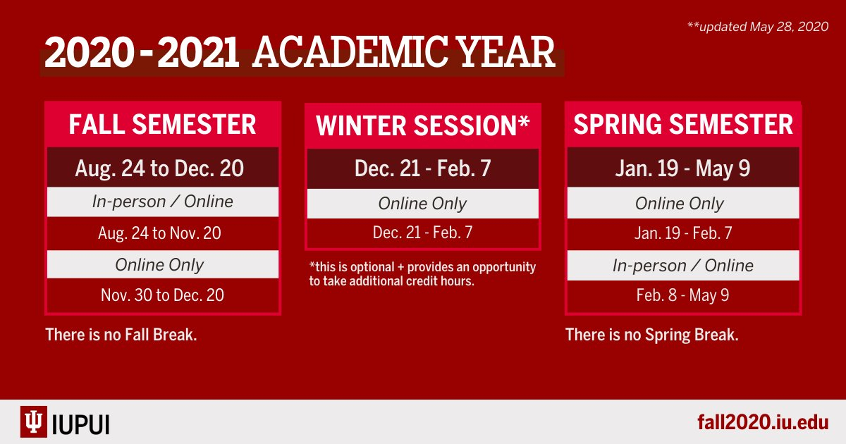 Academic Calendar Iupui Lesli Noellyn