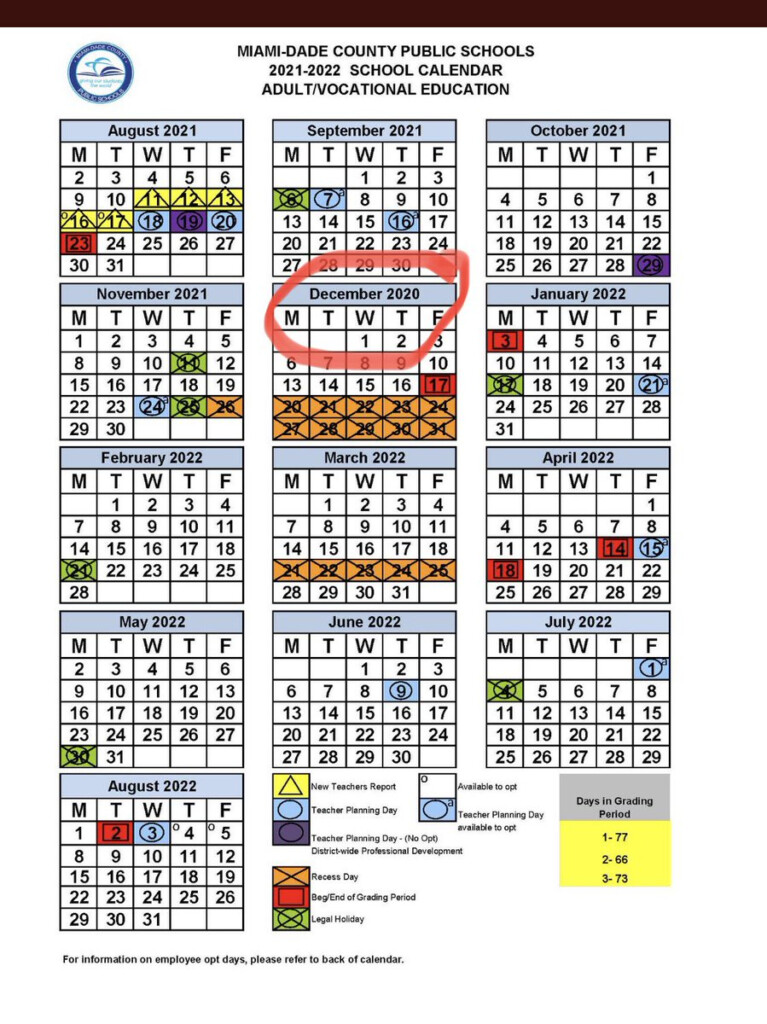 Miami Dade Public School Calendar 2022 23 March Calendar 2022