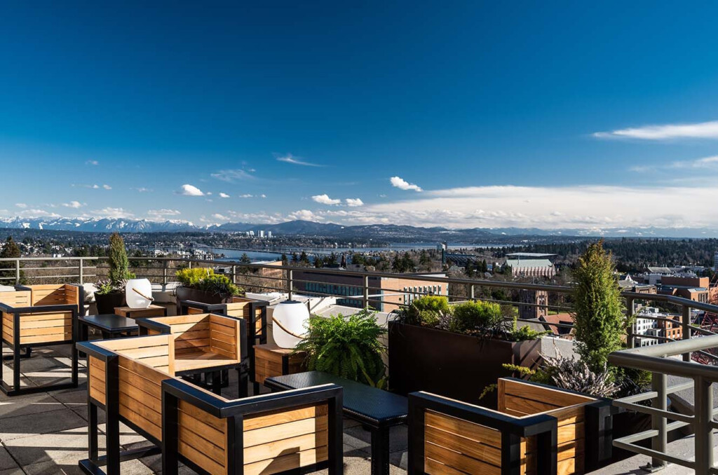 Mountaineering Club Graduate Seattle Rooftop Bar Near UW Campus