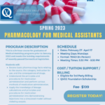 Pharmacology Spring 2023 1 QVCC