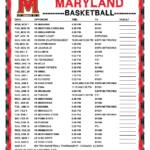 Printable 2022 2023 Maryland Terrapins Basketball Schedule