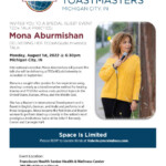 Singing Sands Toastmaster Club Special Guest Event District 11