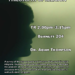 Spring 2023 Course Offering PHIL 265 Philosophy Of Religion