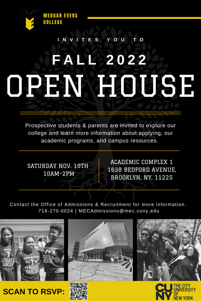 Spring 2023 Open House Medgar Evers College