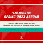 Spring 2023 Study Abroad Announce University Of Nebraska Lincoln