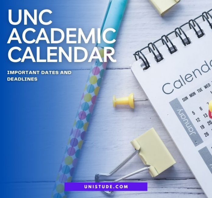 UNC Academic Calendar 2022 2023 Important Dates