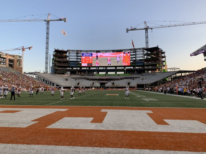 University Of Texas Completes South End Zone Expansion In Darrell K 