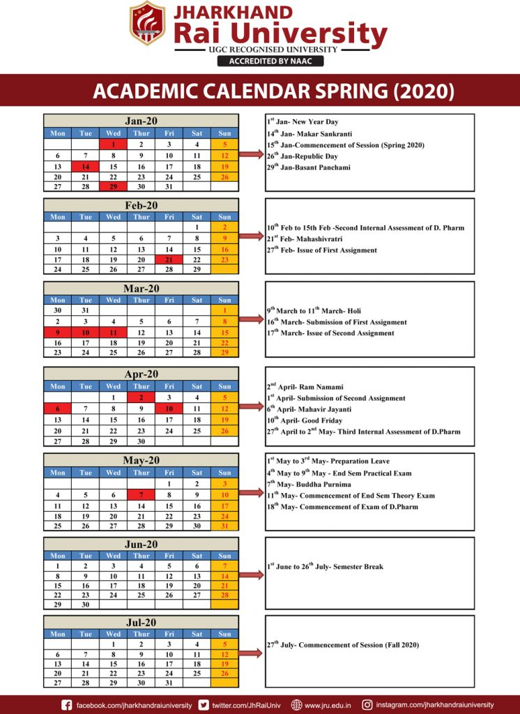 University Of Utah Academic Calendar Spring 2022