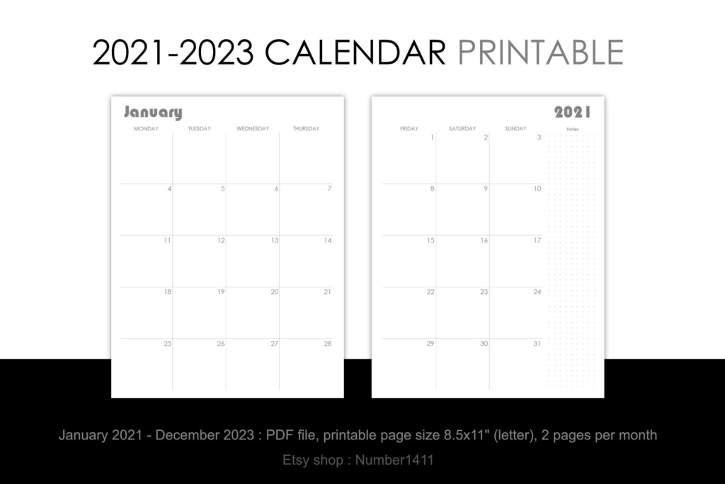 View 2 Year Calendar 2022 And 2023 Pics All In Here