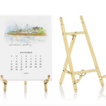 12 Month Charleston Desk Calendar 2021 Watercolor Paintings Etsy