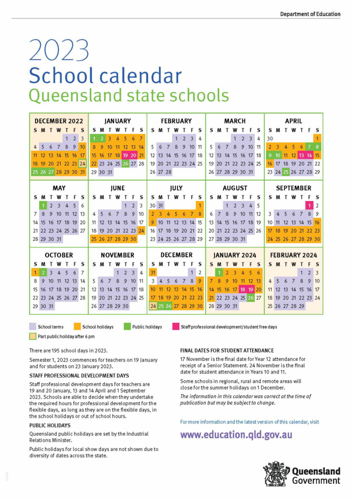 2023 Term Dates