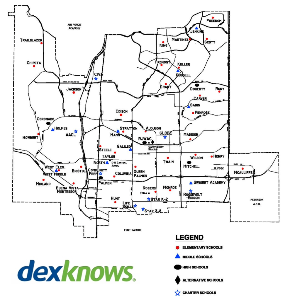 30 Colorado Springs School District Map Online Map Around The World