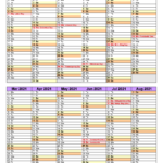 Academic Calendars 2020 2021 Free Printable Excel Templates