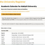 Adelphi Academic Calendar Qualads