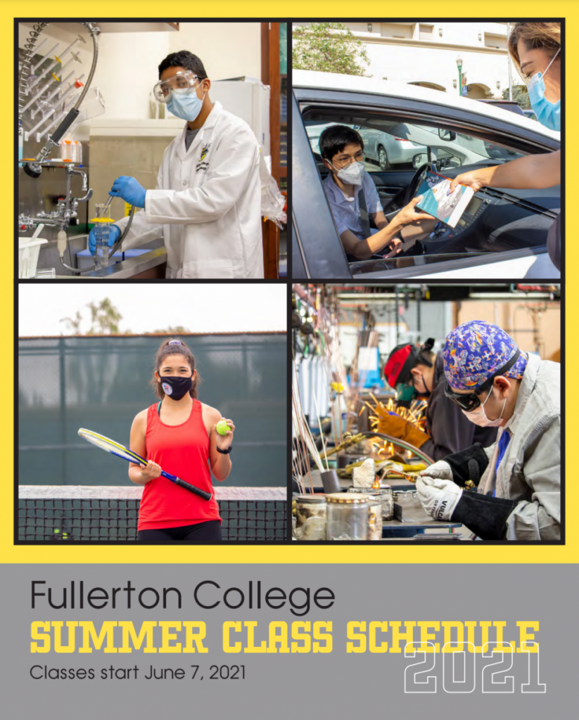 Catalog Schedule Fullerton College