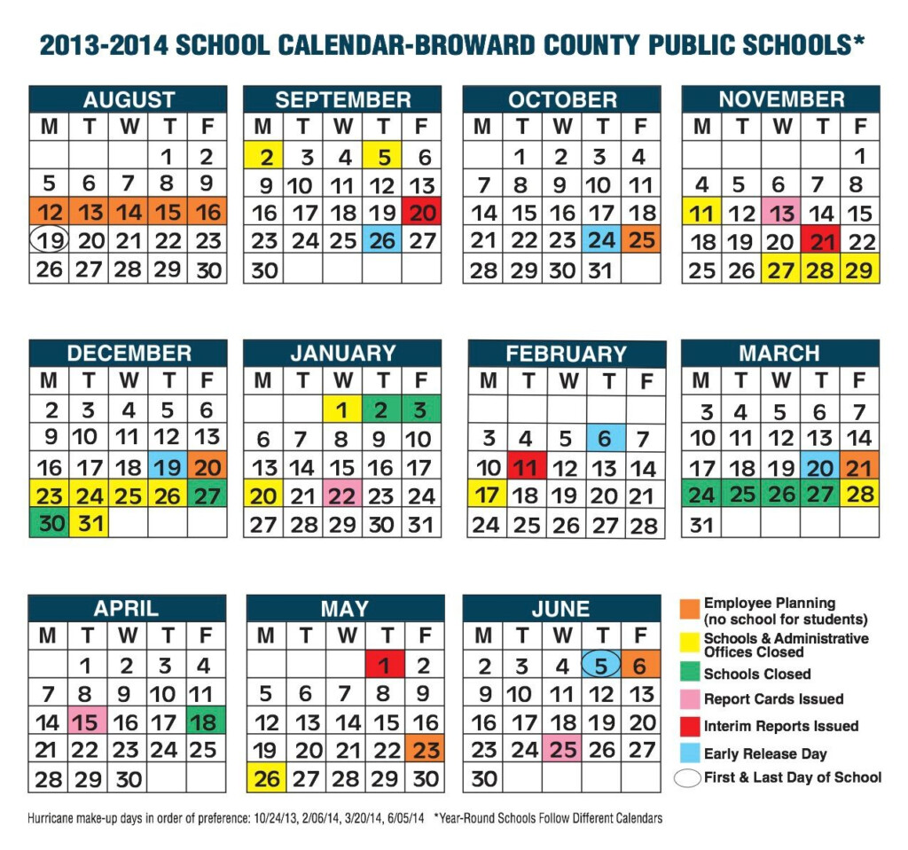 Coral Springs Schools School Calendar Spring School Florida Schools