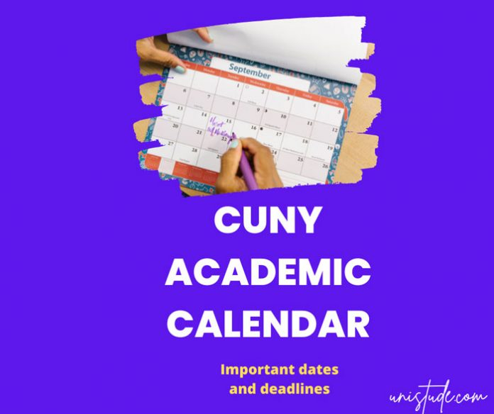 CUNY Academic Calendar 2022 2023 Important Dates