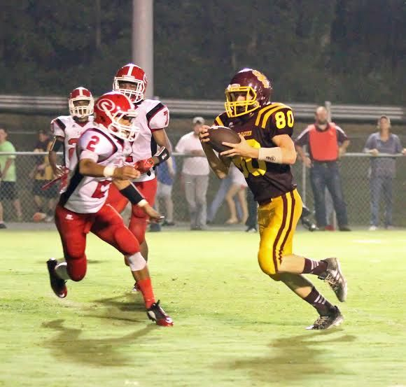 HIGH SCHOOL FOOTBALL Gaston Rolls Past Spring Garden 40 13