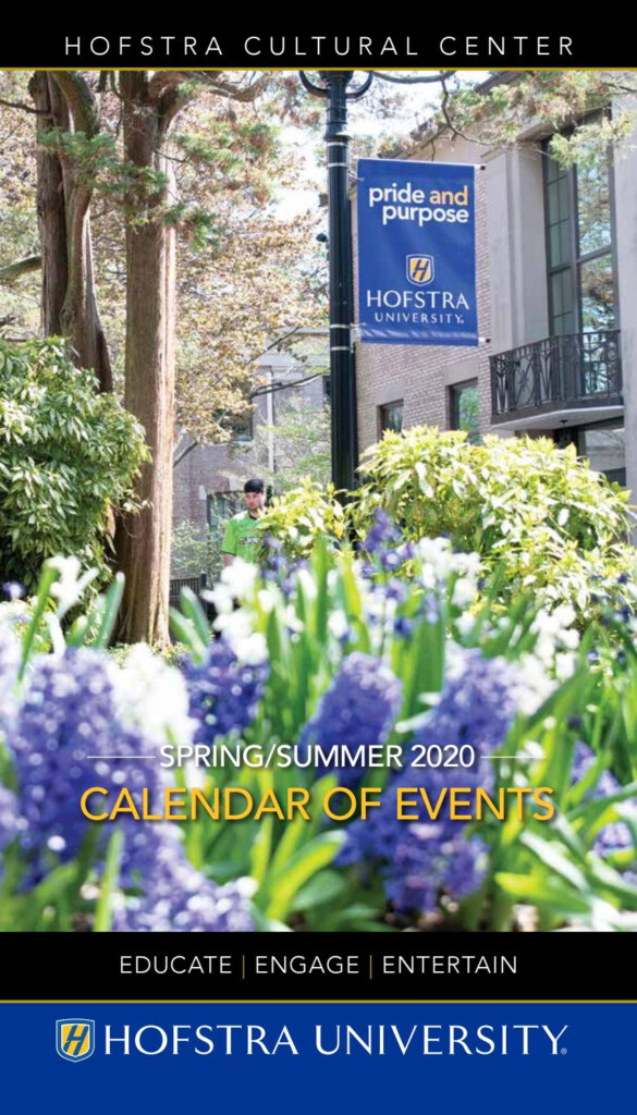 Hofstra Cultural Center Spring Summer 2020 Calendar Of Events By 