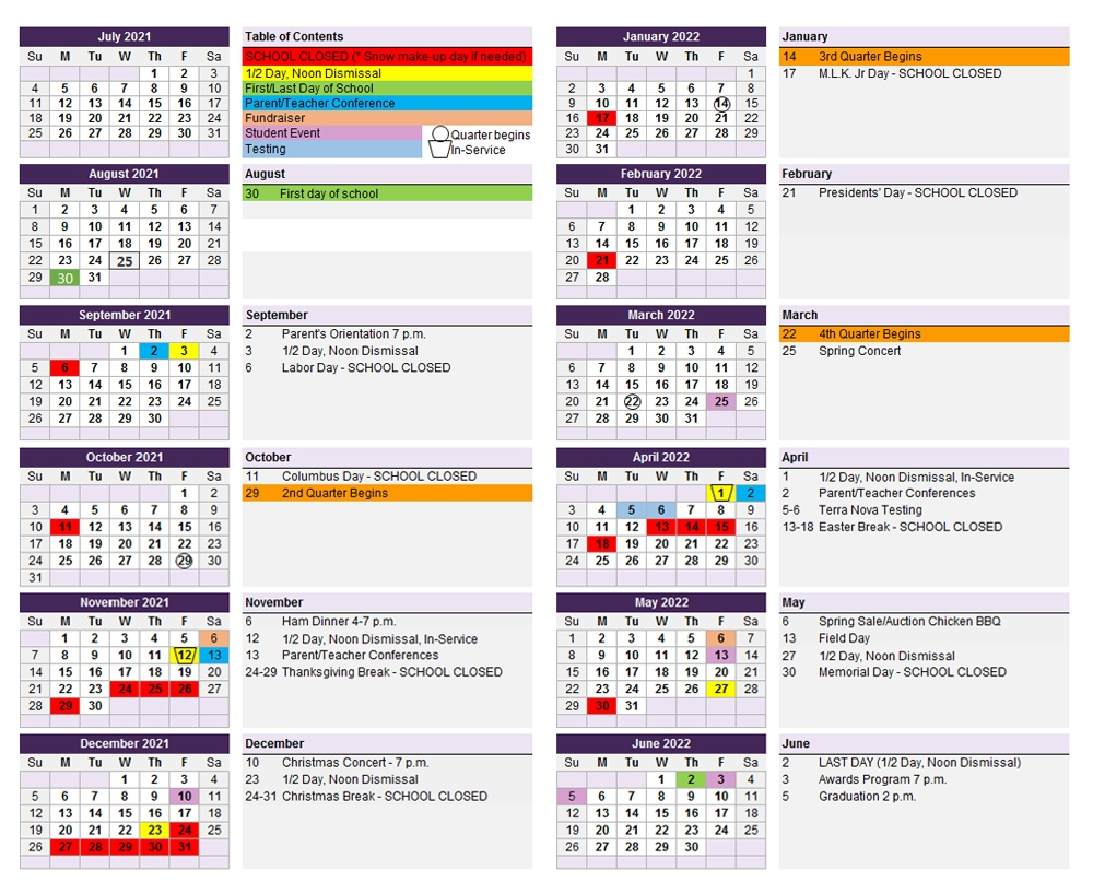 Kutztown Academic Calendar 2022 Printable Calendar 2022