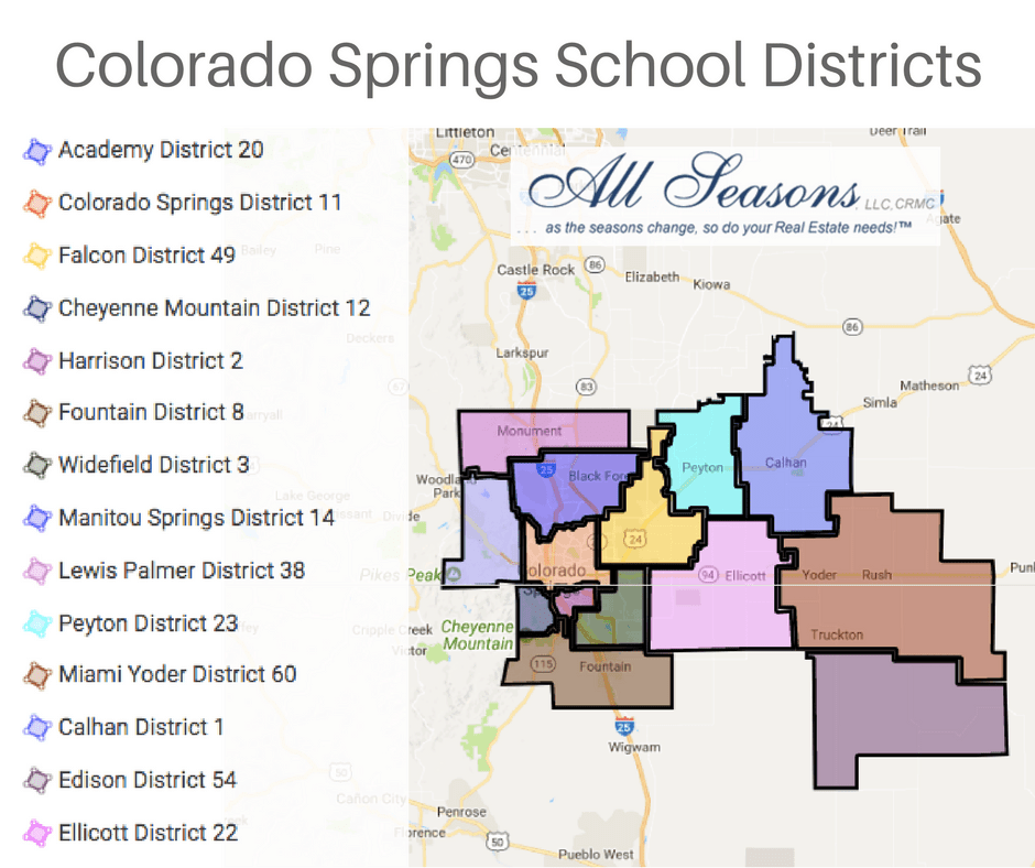 Map Of Colorado School Districts Large World Map