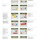 Nassau Community College Spring 2020 Student Calendar Printable