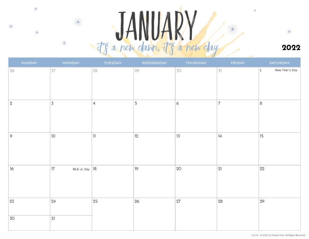 Nova Calendar Spring 2022 Free Printable Academic