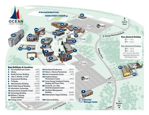 Ocean County College Campus Map Time Zone Map