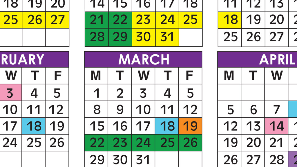 Official 2020 21 Broward County Public Schools Color Calendar 