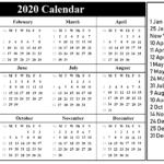 Printable 2020 Calendar With Holidays Holiday Calendar Holiday