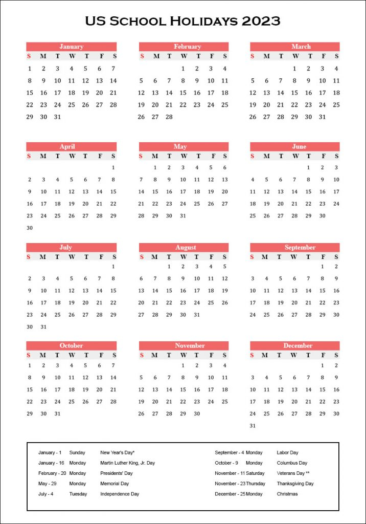 Suu Spring 2023 Calendar 2023 Calendar